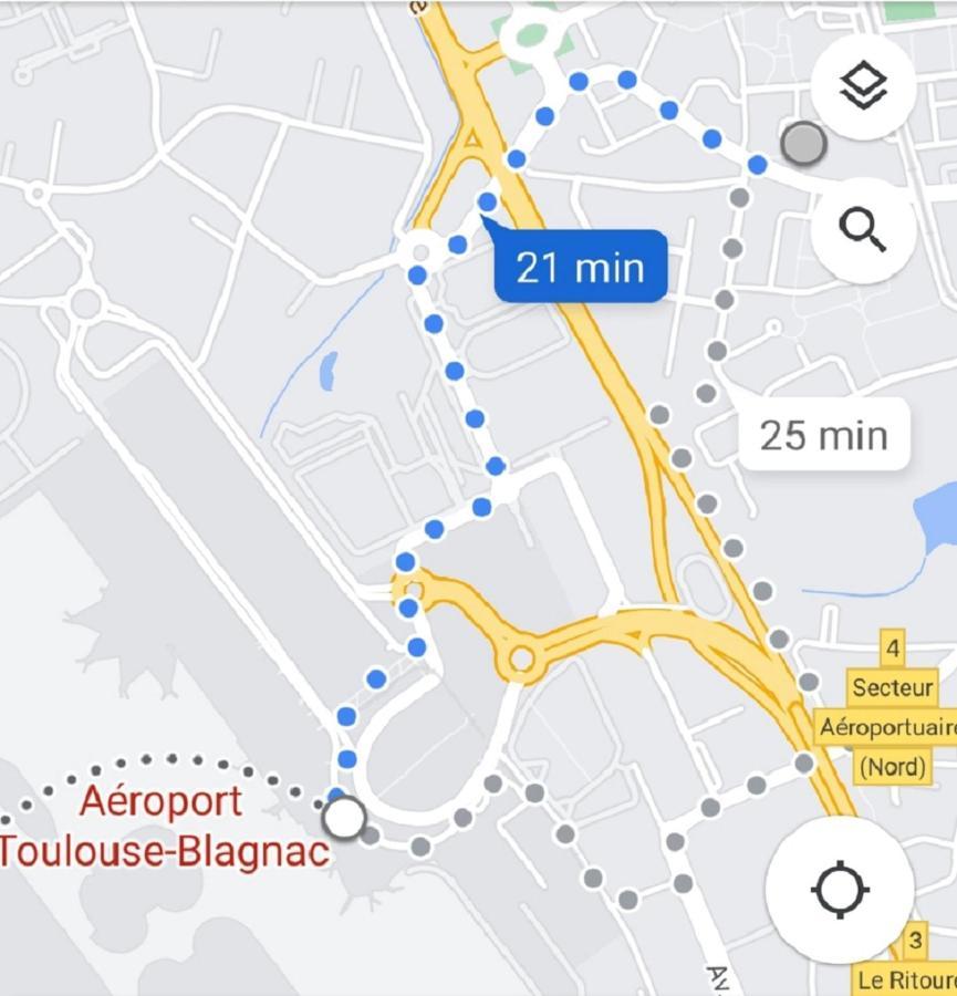 :) Spacieux T4 Aeroport, Ensoleille, Deco Soignee Бланьяк Экстерьер фото